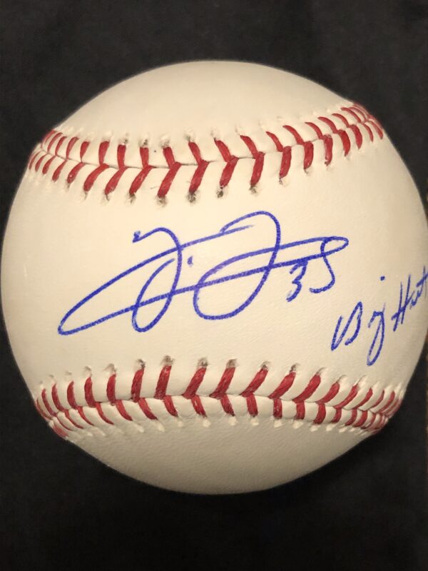 Frank Thomas Autographed Baseball with Inscription