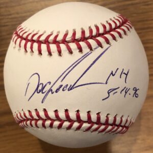 Doc Gooden Autographed Baseball with NH 5-14-96 Inscription
