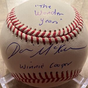 Danica McKellar Autographed Baseball with Inscriptions