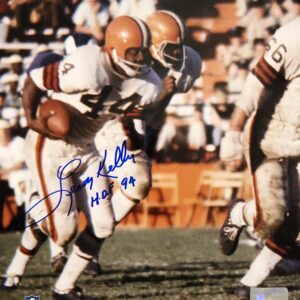 Leroy Kelly Autographed 8x10 Photo with HOF 94 Inscription