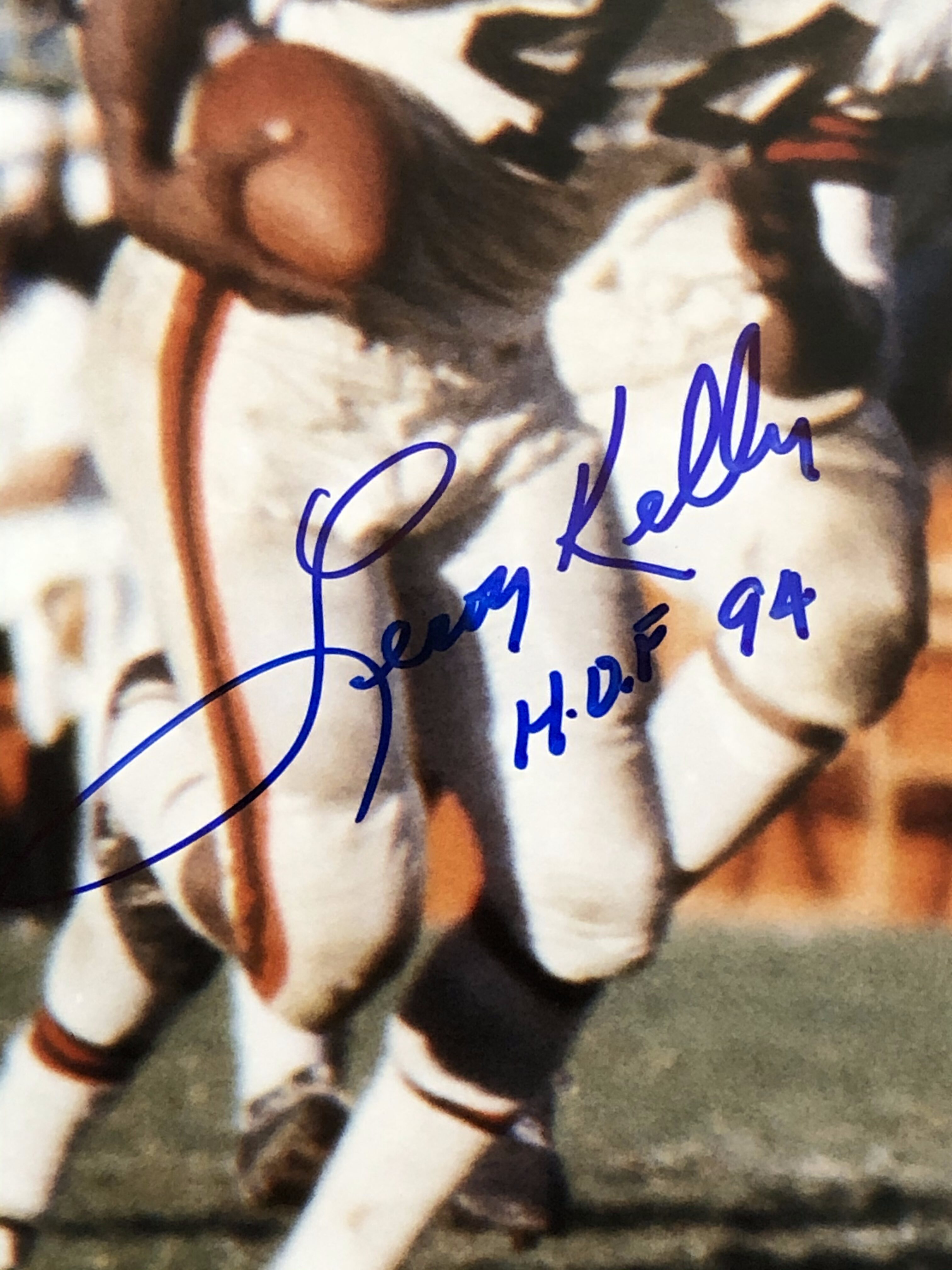 Leroy Kelly Autographed 8x10 Photo with HOF 94 Inscription - Image 2