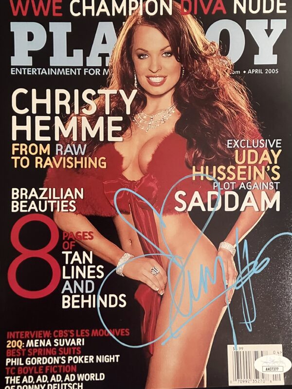 Christy Hemme Autographed 8x10 Photo