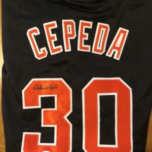 Orlando Cepeda Autographed San Francisco Giants Custom Jersey