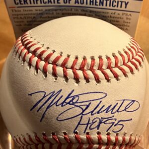 Mike Schmidt Autographed Baseball with Inscripiton