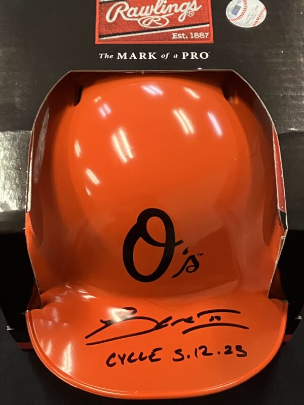 Cedric Mullins Autographed Baltimore Orioles Mini Helmet with Inscription
