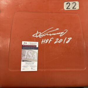 Vladamir Guerrero Sr Autographed Anaheim Stadium Seat Back with Inscription