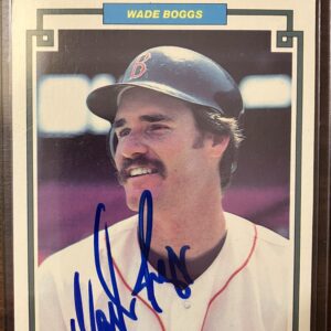 Wade Boggs Autographed 1984 Donruss Champions