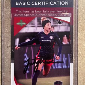 Trinity Rodman Autographed 2022 Parkside NWSL Trading Card