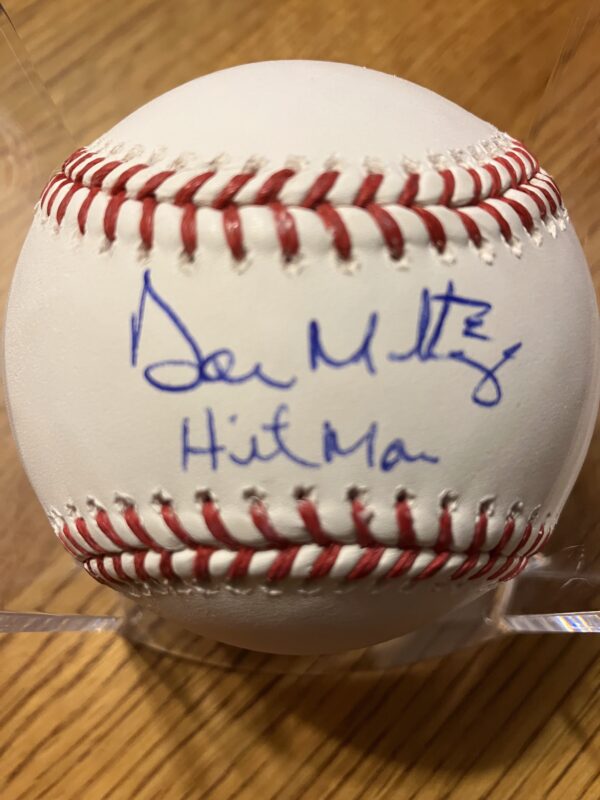 Don Mattingly Autographed Baseball with Inscription