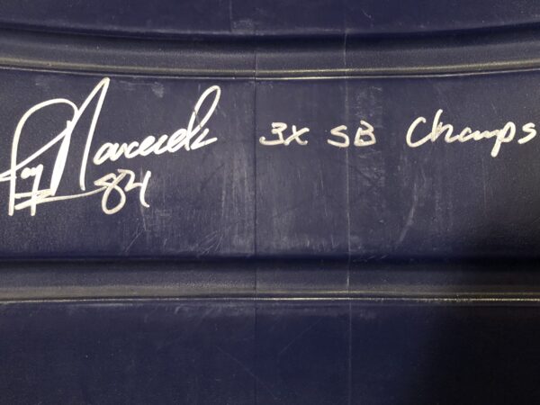 Jay Novacek Autographed Texas Stadium Seat Back with Inscription - Image 2