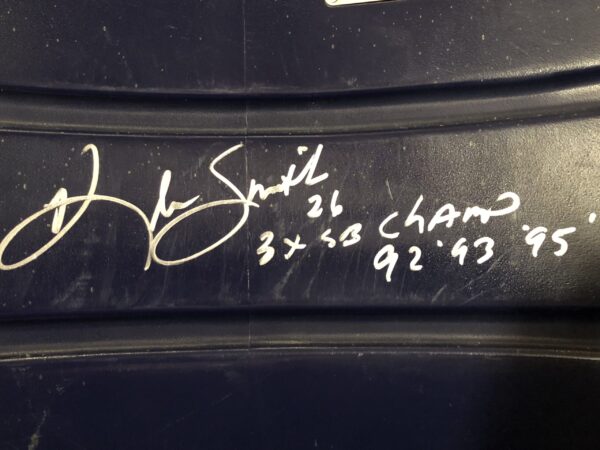 Kevin Smith Autographed Texas Stadium Seat Back with Inscriptions - Image 2