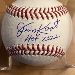 Jim Kaat Autographed Baseball with Inscription