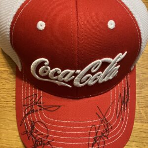 Dale Jarrett/Kyle Petty/Bobby Labonte/Jeff Burton Autographed Coca Cola Ball Cap