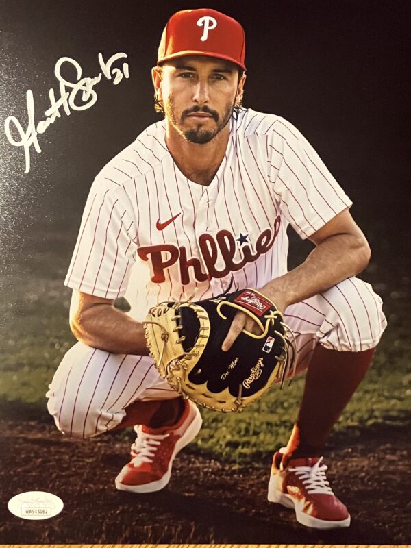 Garrett Stubbs Autographed 8x10 Philadelphia Phillies Photo