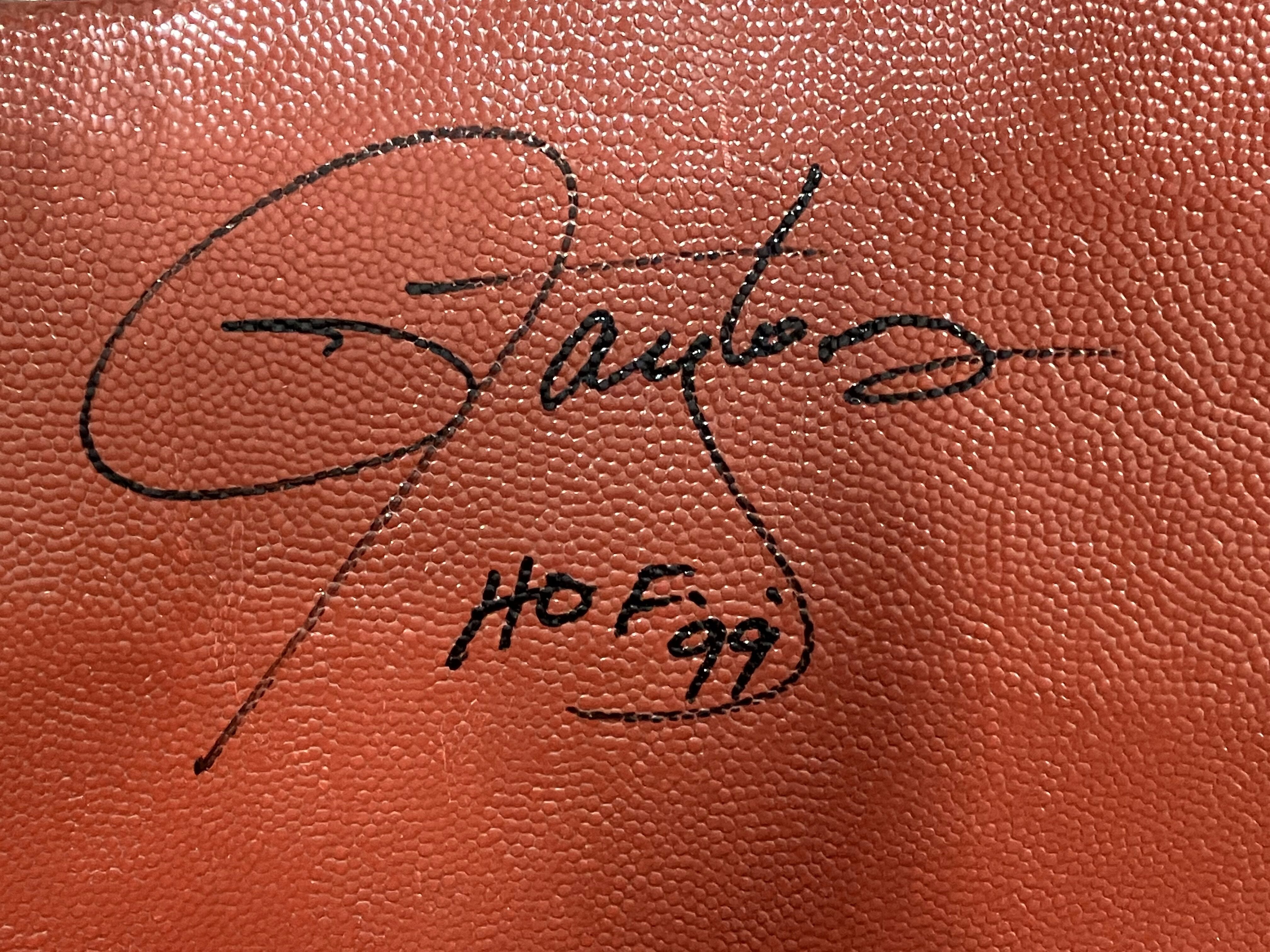 Lawrence Taylor Autographed Meadowlands Stadium Seat Back with Inscription - Image 2