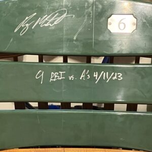 Ryan Mountcastle Autographed #6 Camden Yards Seat Back with Inscription