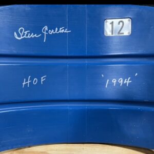 Steve Carlton Autographed Veterans Stadium Seat Back with Inscription