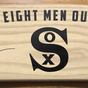 Don Harvey Autographed "Eight Men Out" Custom Wooden Seat Panel with Inscription