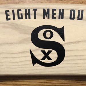 Gordon Clapp Autographed "Eight Men Out" Custom Wooden Seat Panel with Inscription