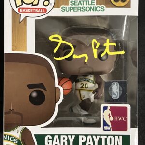 Gary Payton Autographed Seattle Supersonics Funko Pop