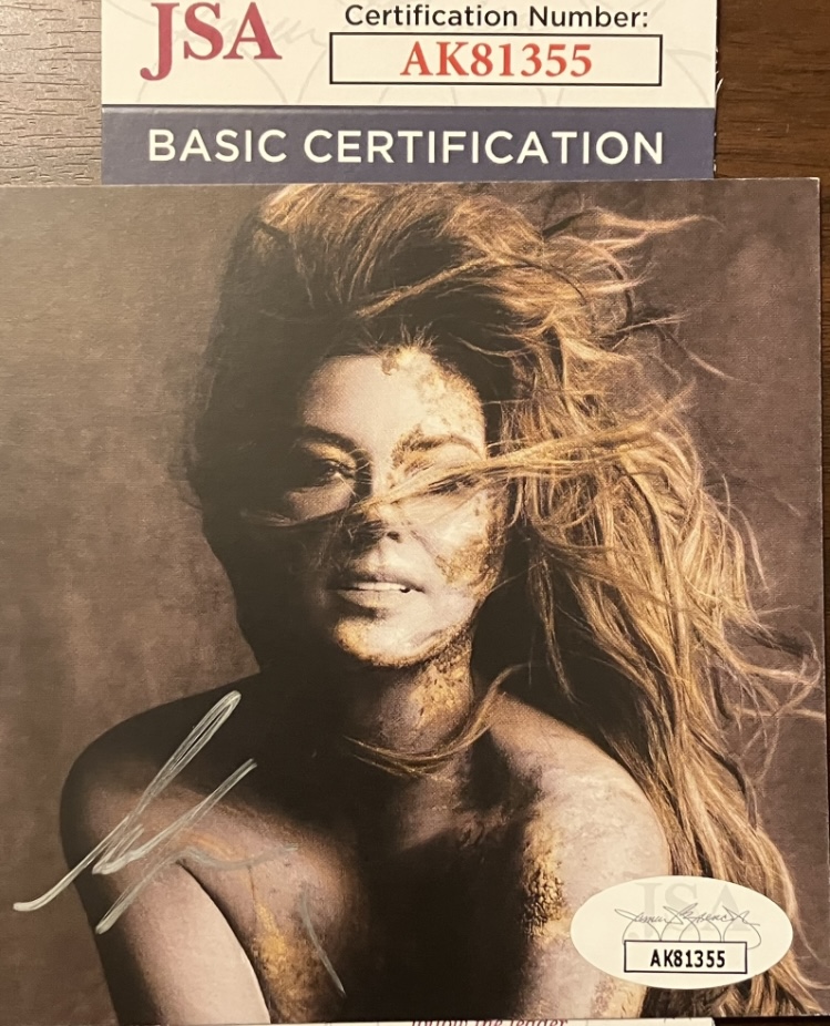 Shania Twain Autographed CD Insert