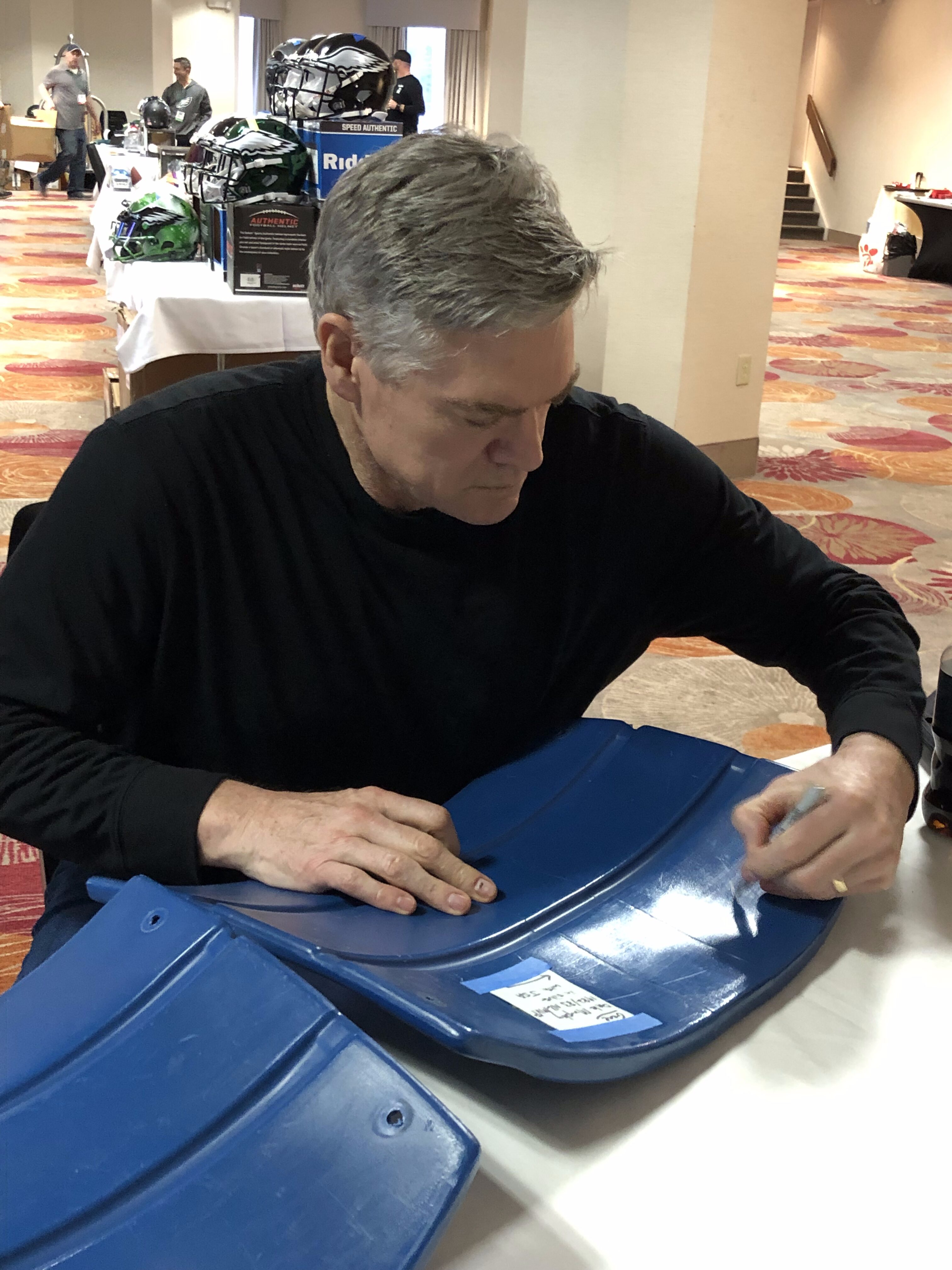 Dale Murphy Autographed Veterans Stadium Seat Back with Inscription - Image 3