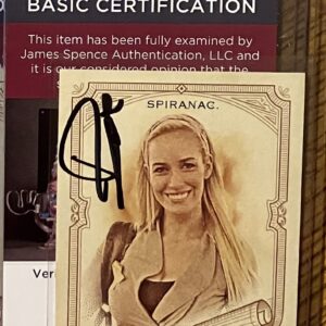 Paige Spiranac Autographed 2018 Topps Allen & Ginter Trading Card