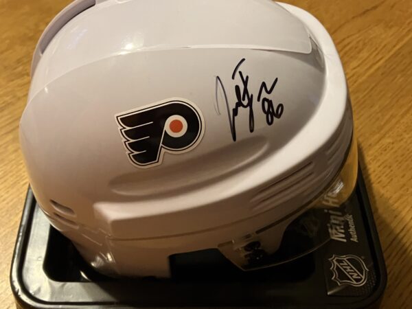 Joel Farabee Autographed Philadelphia Flyers Mini Helmet