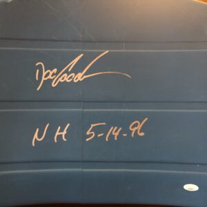 Doc Gooden Autographed Yankees Stadium Seat Back with Inscription