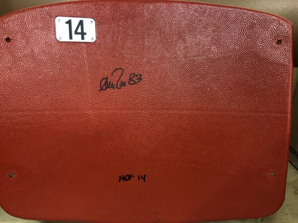 Andre Reed Autographed Rich Stadium Seat Back with Inscription