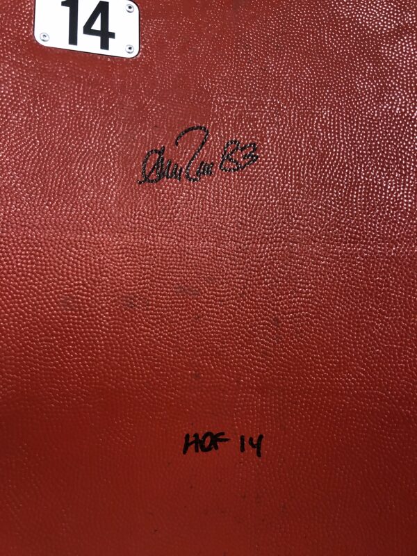 Andre Reed Autographed Rich Stadium Seat Back with Inscription - Image 2