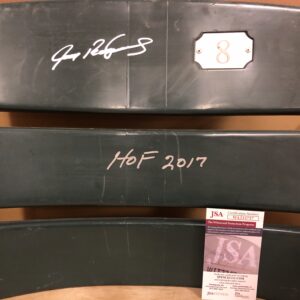 Ivan Rodriguez Autographed Ballpark at Arlington Stadium Seat Back with Inscription