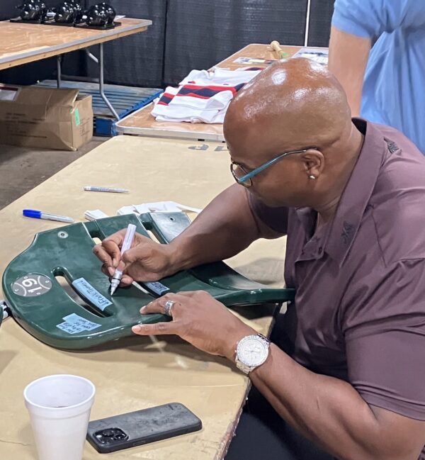 Frank Thomas Autographed US Cellular Field Stadium Seat Back with Inscription - Image 3
