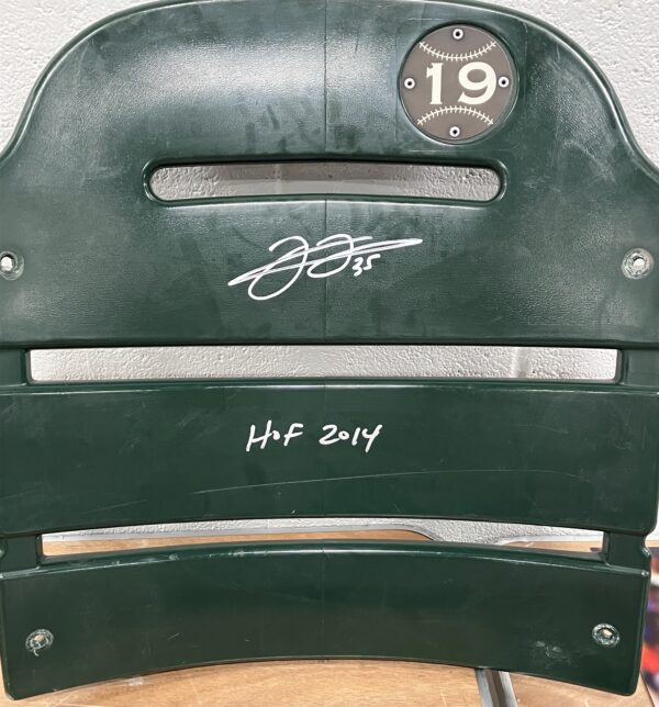 Frank Thomas Autographed US Cellular Field Stadium Seat Back with Inscription