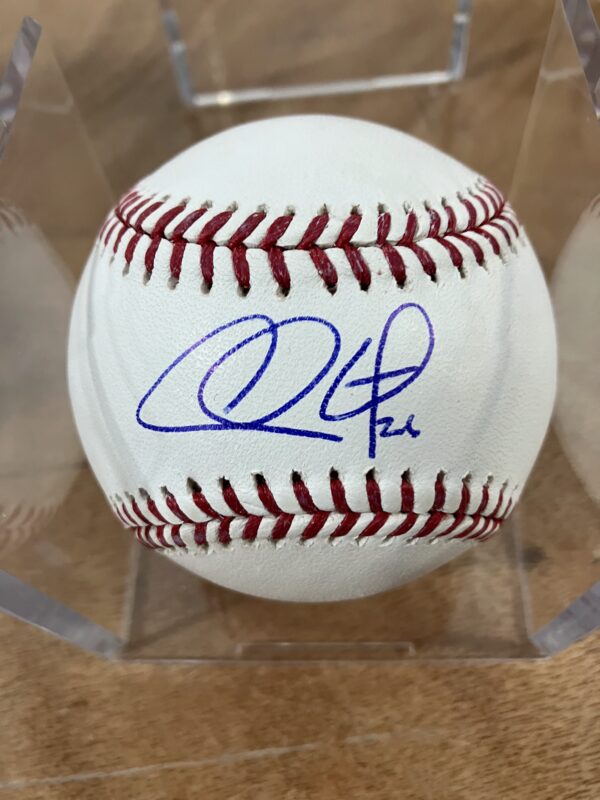 Chase Utley Autographed Baseball
