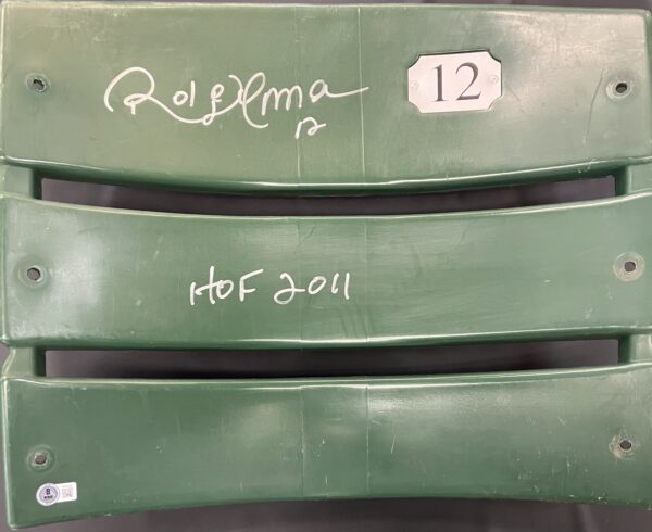 Roberto Alomar Autographed #12 Camden Yards Seat Back with Inscription