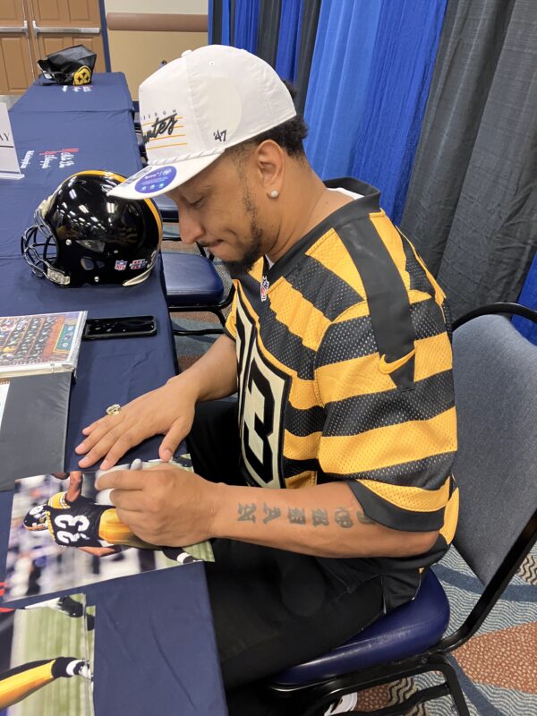 Russell Stuvaints Autographed 8x10 Pittsburgh Steelers Photo with Inscription - Image 2