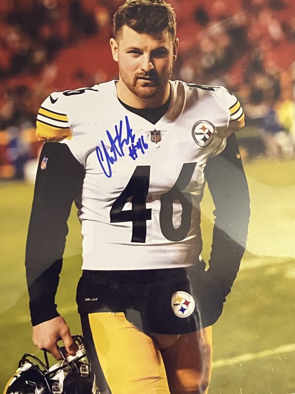 Christian Kuntz Autographed 8x10 Pittsburgh Steelers Photo