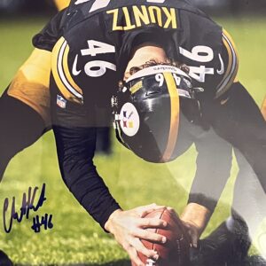 Christian Kuntz Autographed 8x10 Pittsburgh Steelers Photo