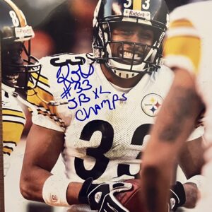 Russell Stuvaints Autographed 8x10 Pittsburgh Steelers Photo with Inscription