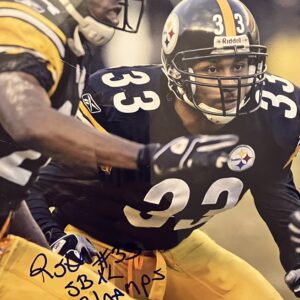 Russell Stuvaints Autographed 8x10 Pittsburgh Steelers Photo with Inscription