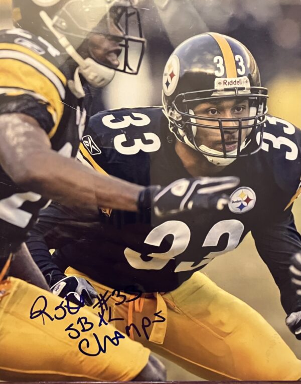 Russell Stuvaints Autographed 8x10 Pittsburgh Steelers Photo with Inscription
