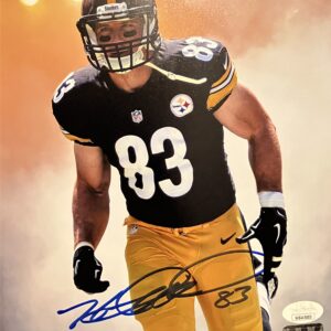 Heath Miller Autographed 8x10 Pittsburgh Steelers Photo