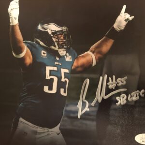 Brandon Graham Autographed Philadelphia Eagles 8x10 Photo with Inscription
