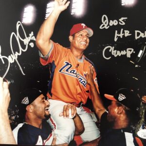 Bobby Abreu Autographed Philadelphia Phillies 8x10 Photo with Inscription