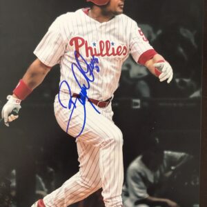Bobby Abreu Autographed 8x10 Philadelphia Phillies Photo