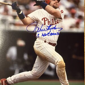 John Kruk Autographed Philadelphia Phillies 8x10 Photo with Inscription