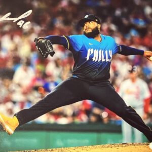 Jose Alvarado Autographed Philadelphia Phillies 8x10 Photo