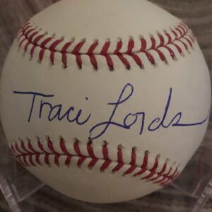 Traci Lords Autographed Baseball