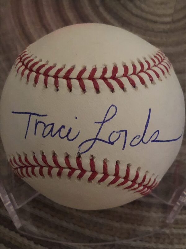 Traci Lords Autographed Baseball